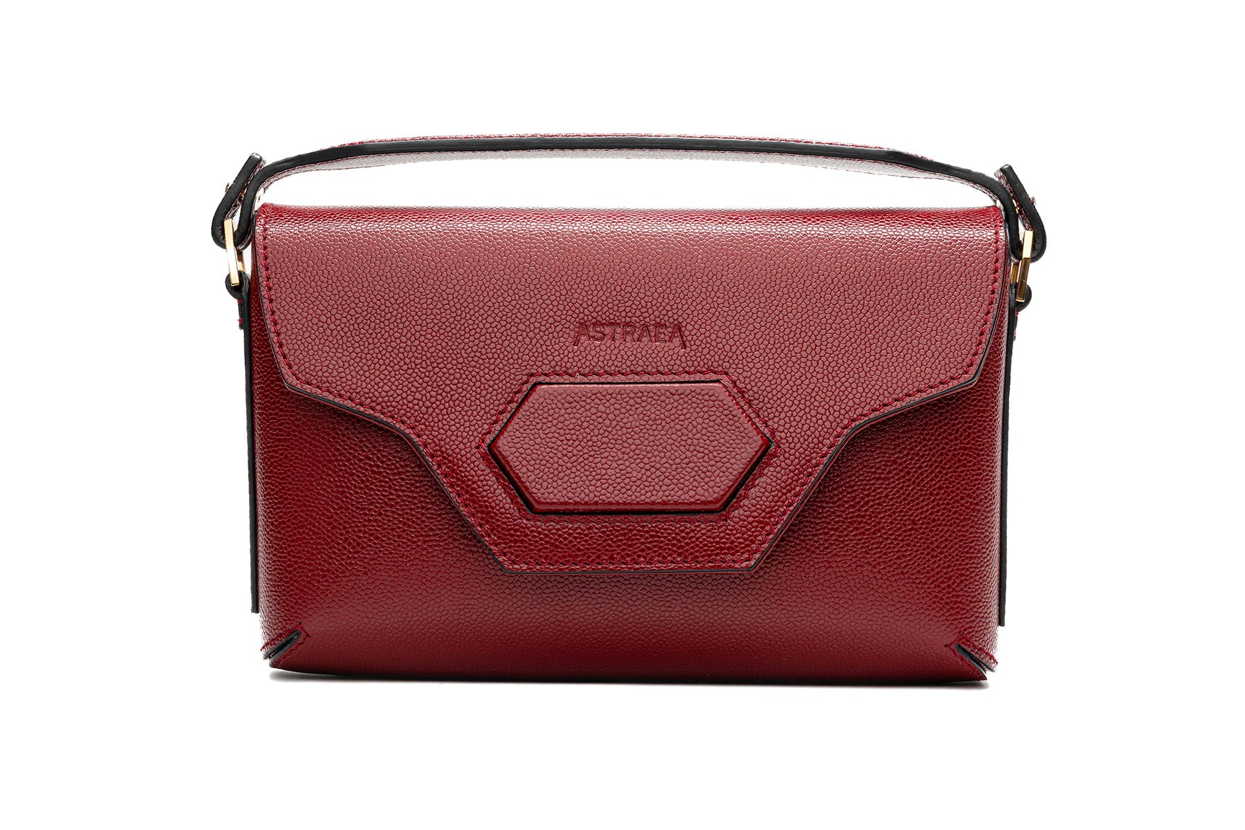 Harmonia Pochette - Caviar Garnet Red