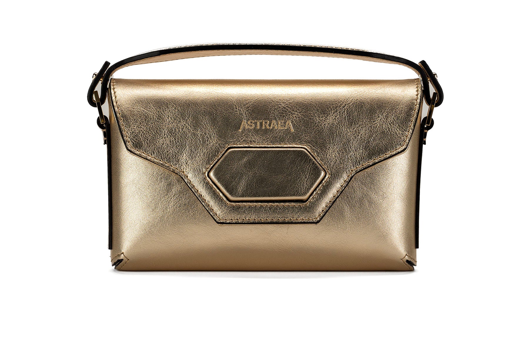 Harmonia Pochette - Metallic Crinkled Gold